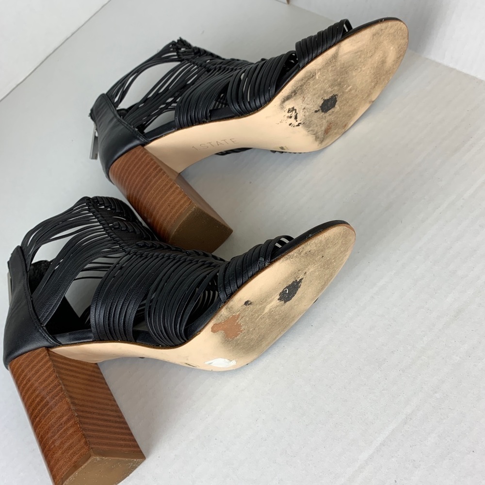 1. State Black Kenton Caged Sandal Booties Size 10 - Picture 6 of 6